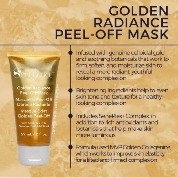 SeneGence Golden Radiance peel off mask - Picture 2 of 4
